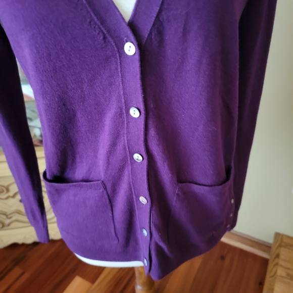 A/X ARMANI EXCHANGE | PURPLE CARDIGAN - Picture 4 of 14